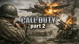 Call of Duty 1 – Mission 2 Gameplay  Destruction of Plane Guns | Part 2 #callofduty #mission2 #part2