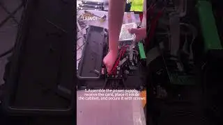 outdoor rental led display how to assemble cabinet #outdooradventure #ledscreen #ledpanel  #ledtv