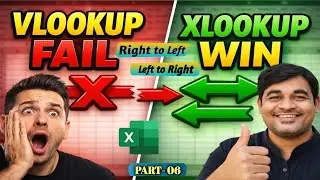XLOOKUP Left to Right & Right to Left Explained 🔥 Excel Game-Changer