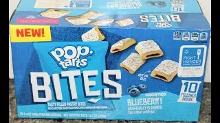 Pop Tarts Bites Frosted Blueberry Review