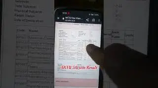AKTU Bpharm 5th semester result #oddsemresult #akturesult #aktu