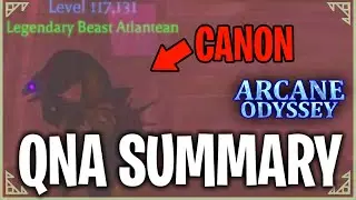 Arcane Odyssey - Full Release QnA Summary