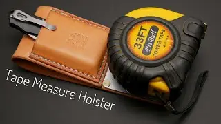 Leather Tape Measure Clip / Holster | ROG Handmade