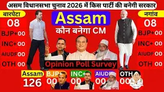 Assam Election 2026 Opinion Poll | বিজেপি নে পুনৰ চৰকাৰ বনাবনে | BJP CONG AIUDF Himanta Biswa Sarma