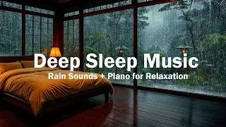 Relaxing Piano Music & Rain Sounds – A Quiet Night Refuge from Stress and Overthinking to Deep Sleep