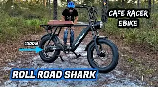 ROLL ROAD SHARK | Электровелосипед Cafe Racer мощностью 1000 Вт