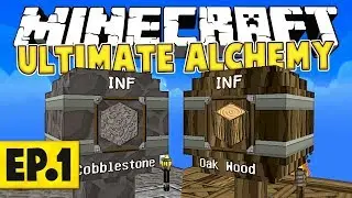 Minecraft Ultimate Alchemy - A Different Kind Of SkyBlock! #1 [Modded SkyBlock]