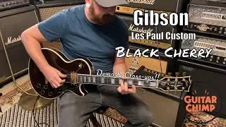 1989 Gibson Les Paul Custom Black Cherry