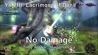 Ys 8 Boss Time Attack - Vs. Magamandra (No damage, Inferno, Adol solo)