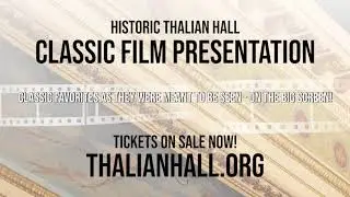 Historic Thalian Hall Classic Film Presentation July 2021
