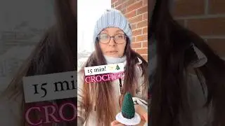 Crochet Christmas Tree Pattern and Video Tutorial for beginners - Cute Holiday Decor in 15 minutes!