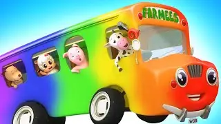 Wheels On The Bus, Vehicles + More Nursery Rhymes for Kids