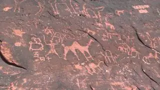 Nabataean Petroglyphs at Wadi Rum - Jordan