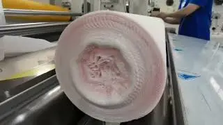 1350 mm high speed kitchen towel paper rolling making machine for Serbian customers