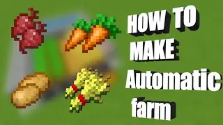 Automatic food farm 100% working minecraft pe  || m self Arash