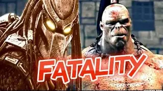 Mortal Kombat X - Predator Fatality vs Goro