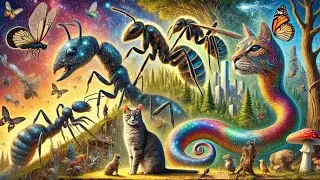 The Artificial animal combination 🫎 | Hindi dubbed video| | new science project 2024 || 🤔💭 #facts