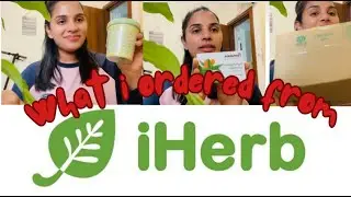 IHerb එකෙන් මම order කරපු දේවල් 🙂 #iherb #iherborder #iherbhaul 