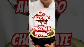 Turn Avocado Into Chocolate Pudding #shorts #avocadomousse #ketorecipes #healthydessert #vegan