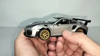 Porsche 911 GT2 RS металлическая модель 1:32 ТМ Автопром со звуком и светом