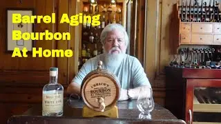 I try barrel aging Buffalo Trace White Dog bourbon at home.