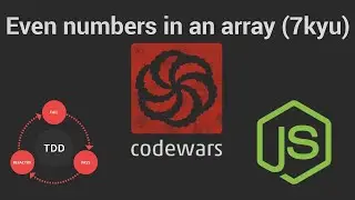 Even numbers in an array (7kyu): Codewars (TDD in JavaScript)