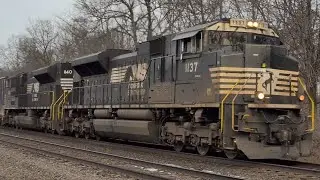 Railfanning Norfolk Southern, CSX NJ CSAO Lehigh Line 1-24-26: 62V 2 SD70ACes, Pan Am Boxcar & more!