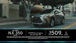 New 2026 Lexus NX 350 AWD SUV January Lease Offer