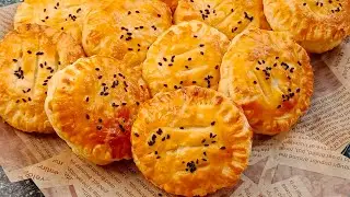 Crispy Chicken Puff Pastry | Easy & Flaky Snack Recipe | The Cooking Station @TheCookingStation 