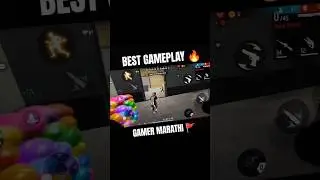 GAMER MARATHI 🚩| RANK GAME BEST SIGMA MOMENT 😮 | 4 FINGER GAMEPLAY #freefire #trollface #shorts