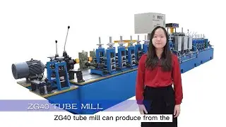 ZG40 Stainless Steel Pipe Making Machine/Tube Mill Line