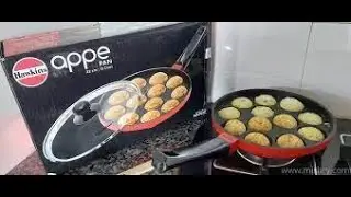 Hawkins Nonstick AppePan with Glass Lid|Unboxing & *Honest Review *|best appe pan #hawkins