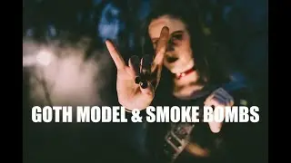 Goth Taylor / DIY Smokebombs / Guitar Strap Photoshoot - 24 January 2018 - Deadlance Steamvlog