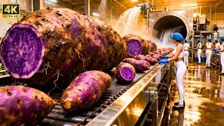 Inside a Modern Purple Yam Factory: From Farm to Ube Halaya (Full Process)