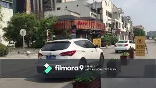 中国蘇州市 新区商業街（日本食街）→ 日本人学校 → 園区師恵坊（日本食街）