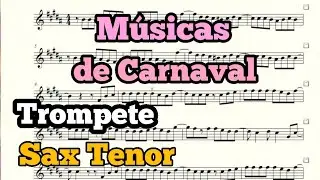 Cidade Maravilhora, Maria Sapatão e Mamãe eu Quero - Partitura - trompete, sax tenor