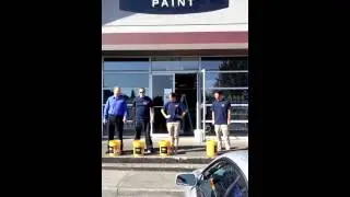 Rodda Paint-Clackamas does ICE BUCKET CHALLENGE!!