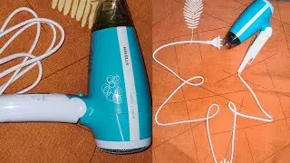 Unboxing of Havells 1200 Watts Foldable Hair Dryer; 3 Heat Settings With Cool Shot (Hot/Cool/ Warm)