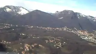 VFR flight from Venegono over Varese