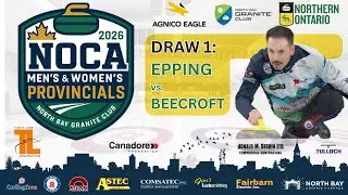 FEATURE: John Epping vs. JC Beecroft - Draw 1 - Northern Ontario Men's Curling Provincials [B]