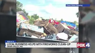 KC area cleaning company offering firework clean-up services &nbsp;