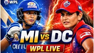 MI vs DC WPL Live Match 🔴 | Women IPL Mumbai vs Delhi Capitals