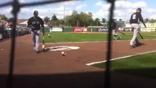 Jeter and cano spring training '12