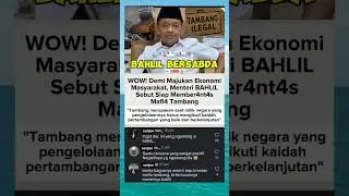 A Positive Plan From Mr. Bahlil 🙌
