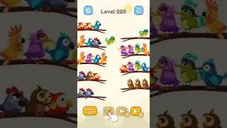 Bird Color Sort Puzzle Level 220 Solution