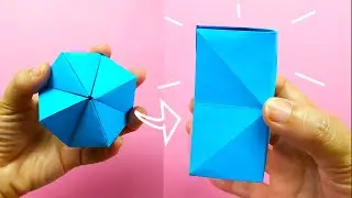 How to Make an Origami Magic Transforming Flexahedron | Easy Paper Toy