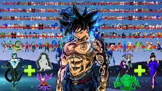 +1000 🥶 Anime Character Fusion X DripGoku  || Who is Strong ?