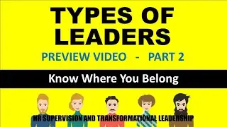 HR Supervision & Transformational Leadership Preview #2