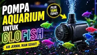 Pompa filter untuk aquarium ikan glofish..