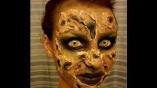 Halloween Series 2013: Easy Green Monster Makeup